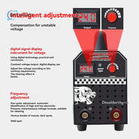 Nouvelle machine de traitement des points de soudure, machine de nettoyage des coutures de soudure à double usage en acier inoxydable avec brosse et tissu enveloppés, 220V/110V