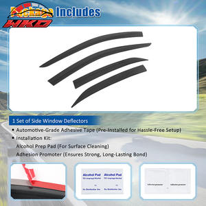 Pare-soleil pour Toyota Camry 18-24, profil bas, protection contre la pluie et le soleil, déflecteur en acrylique - Product Image 6