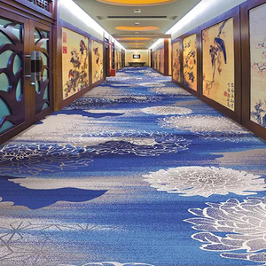 Hermosa alfombra y alfombra tibetana de lana de alta calidad con diseño de dragón Wilton - Product Image 6