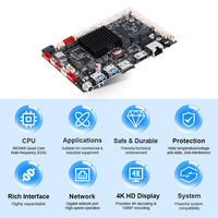 Máquina de Control Industrial RK3576 3568, Placa de Desarrollo Industrial Android Linux RK Rockchip, Placa Controladora de Quiosco, DDR4 128 GB RAM