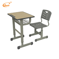 Ensemble de bureau pour enfants et étudiants moderne et personnalisé de qualité supérieure avec tables et chaises réglables pour l'école et le bureau à domicile