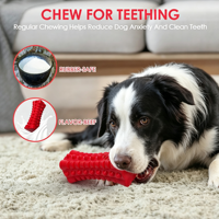 Jouets à mâcher pour chiens super résistants pour les mâcheurs agressifs de grande taille, jouet à mâcher pour animaux de compagnie durable et indestructible, nouveau design