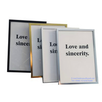 Cadre photo en métal aluminium, disponible en 5 couleurs, option verre plexiglas double face, 4x6, 5x7, 6x8, 8x10, 11x14
