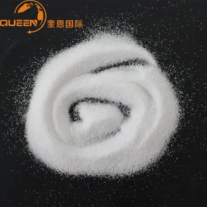 Fused quartz sand and silica sand