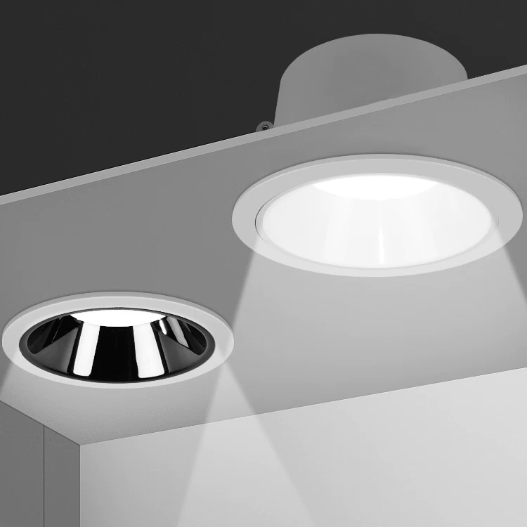 LED Downlight 6W Full Spectrum Deep Cup Anti-Glare Recessed Home Living Room Aisle Ceiling Light Open Hole Light Dimming LAMP CE