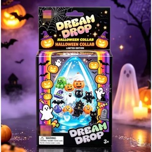 NEED0H Juguetes Blandos de Halloween: Fantasma y Calabaza Dream Drop, Juguetes Novedosos de Broma para Apretar, Venta al por Mayor, en rosa, azul y morado - Product Image 1