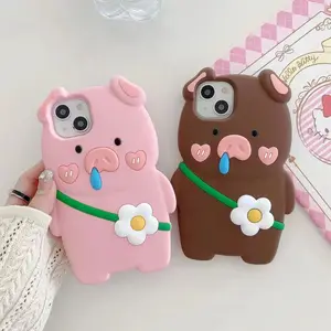 Casing ponsel silikon 3D lucu kreatif, casing pelindung ponsel untuk INFINIX Hot9, gambar kartun, penutup Afrika untuk ponsel INFINIX Hot9