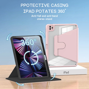 เคสแท็บเล็ตอะคริลิคหมุนได้ 360 องศา ป้องกันการตกกระแทก สำหรับ iPad รุ่นที่ 10, Air4, Air5 ขนาด 10.2 นิ้ว - Product Image 5