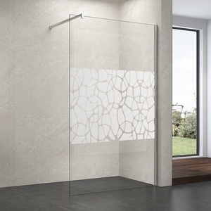 Espejo de cristal templado para ducha, barra de soporte para SUS, 6mm/8mm/10mm - Product Image 3