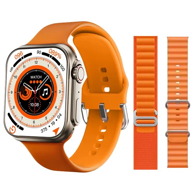 New smartwatch Series 8 Reloj Smart watch Custom factory manufacturer Outdoor Sport health heart rate mobile phone ios