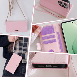 Accessori per telefono cellulare per Tecno <span class=keywords><strong>Spark</strong></span> 20 20c <span class=keywords><strong>GO</strong></span> 10 10C 8C Pop 8 7 6 2 Pro custodia in pelle magnetica di lusso tracolla - Product Image 3