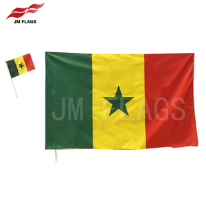 Wholesale 3*5 ft Senegal Banner National Day Senegalese <strong>Flag</strong> Polyester No Fade Senegal <strong>Flags</strong> - Product Image 1