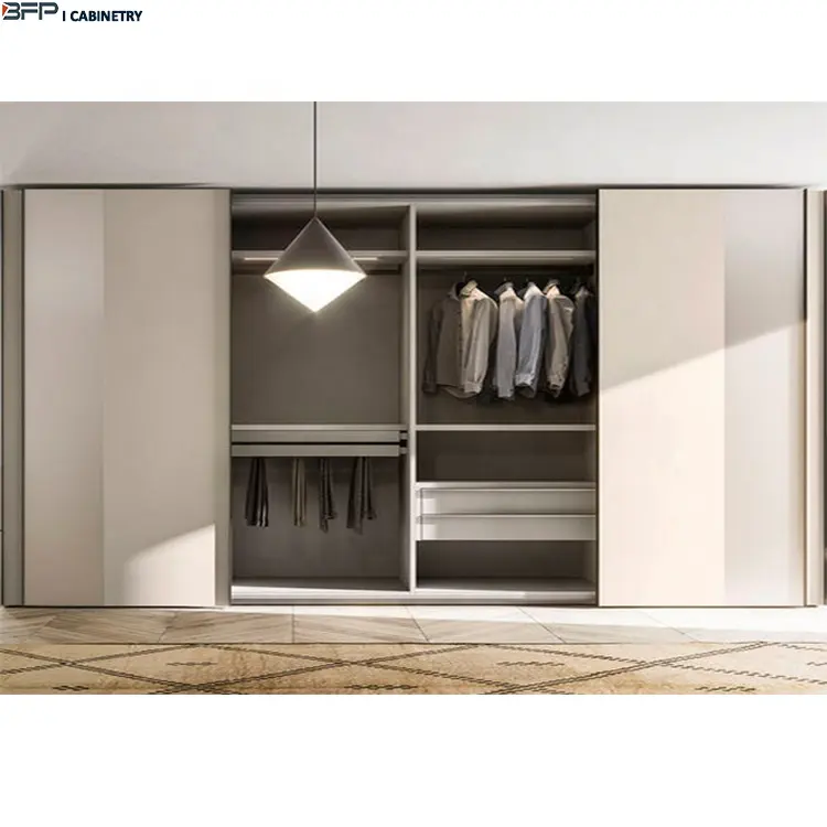 BFP высококачественные раздвижные двери, шкафы для спальни, современный дизайн, металлический модульный шкаф