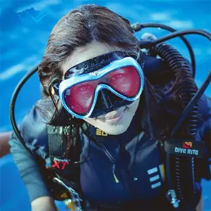 Заводские высококачественные очки анти-запотевание 1 одиночный объектив оборудование для подводного плавания снорклинга маска для фридайвинга