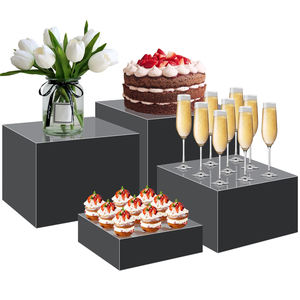 Présentoir de nourriture de rehausseur de buffet acrylique pour BuffetTable - Product Image 1