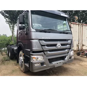 Howo Hoofd Mover 6X4 China 2016 371 Vrachtwagens Zuid-korea Sinotruk Cng Zware Gebruikt Tractor Truck