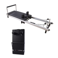 Machine de Pilates pliable professionnelle en aluminium ALU1000 avec barre de repose-pieds réglable pour équipement de fitness à domicile