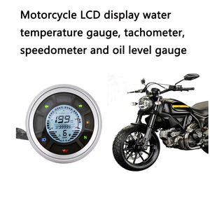 मोटरसाइकिल एलसीडी डिस्प्ले वाटर तापमान गेज टैकोमीटर स्पीडोमीटर स्पीडोमीटर और तेल स्तर गेज - Product Image 2