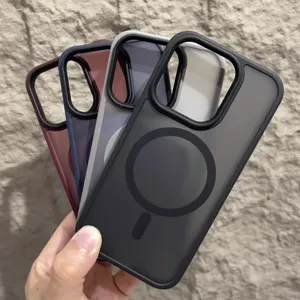 Nueva Funda Magnética de Lujo para Teléfono, TPU+PC, para <span class=keywords><strong>11</strong></span>-17 y 13 Pro Max, Carga Inalámbrica, Antihuellas, Antigolpes - Product Image 2