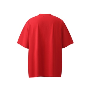T-shirt de marque streetwear de haute qualité 100 % coton, manches courtes, coupe classique, imprimé flamme météore, respirant, anti-boulochage - Product Image 6