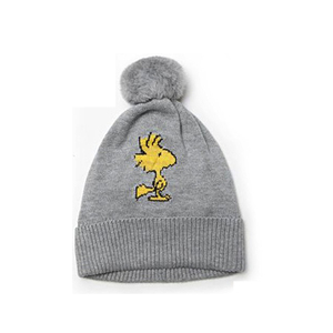 los niños de punto animal unisex fure de invierno de punto de lana de punto en blanco de punto beanie sombrero para los hombres - Product Image 4