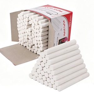 <span class=keywords><strong>Craie</strong></span> blanche sans poussière Foska pour enseignants, fournitures scolaires, grande <span class=keywords><strong>craie</strong></span> pour <span class=keywords><strong>trottoir</strong></span> extérieur, 100 pièces pour tableau noir - Product Image 1