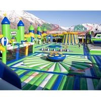 Grand trampoline gonflable pour adultes avec souffleur, jeu de fête, obstacle de saut, complet avec kits de réparation