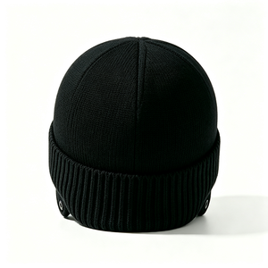 Men Winter Knit Trooper <b>Hat</b> Brim Thick Thermal Ear Flap Cap Windproof Outdoor Ski Cold Weather <b>Hat</b> Visor 100% Acrylic ACE - Product Image 6