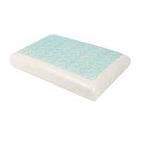 Ergonomisches Orthopädisches Luxus-Kissen mit Angepasster Form, Kühlgel-Memoryschaum, 100% Polyester-Bezug, Maschinenwaschbar für