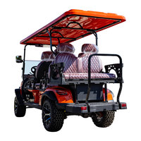 Voiturettes de golf électriques 6 places chinoises prix bon marché voiture buggy à vendre chariot de golf passager 4x4 américain