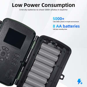 Cámara de Caza - Cámara de Caza 4K con Visión Nocturna, Activación por Movimiento en 0.05s, Cámara Resistente al Agua IP66 - Product Image 6