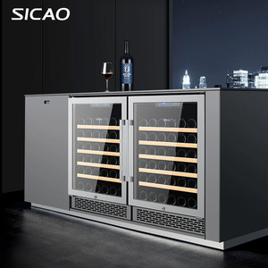SICAO 2-22 ° Refrigerador/Congelador Integrado C 152L <span class=keywords><strong>con</strong></span> Luz LED Azul para Alimentos, <span class=keywords><strong>Vino</strong></span> y Bebidas - Product Image 1