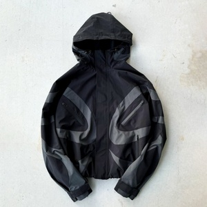 Custom logo High Quality Nylon Windbreaker <b>Jackets</b> for Men Zip up Coat Cut and Sew Polyester Soft Shell Nylon <b>Track</b> <b>Jacket</b> - Product Image 1