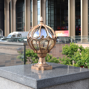 Lámpara de Pilar LED E27 Exterior Impermeable IP65 Patio Jardín Césped Luces Diseño moderno simple - Product Image 3