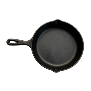 Cast Iron Frying Pan Round 10 Inch Durable For Gas And Induction Stoves - Product Image 1