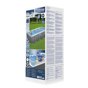 Bestway 56670 Marco rectangular Juego de <span class=keywords><strong>piscina</strong></span> sobre el suelo 4,88 m X 2,44 m X 1,22 m <span class=keywords><strong>Piscina</strong></span> familiar de PVC al aire libre - Product Image 6