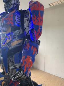 Make Fun <span class=keywords><strong>2</strong></span>,7 M Halloween Cosplay Transformerss Trajes Azul <span class=keywords><strong>Optimus</strong></span> Prime Espuma Robot Disfraz - Product Image 3