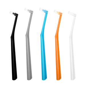 5 piezas removedor de manchas de dientes cepillo de placa <span class=keywords><strong>Dental</strong></span> para aparatos dentales cuidado bucal Limpieza de dientes cepillo de dientes de un solo mechón - Product Image 2