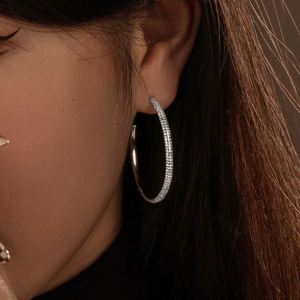 Dylam Wholesale Luxury Jewelry Women Hoop 925 Sterling <b>Silver</b> Pave AAAAA Cubic Zircon Baguette <b>Stud</b> Earrings - Product Image 4