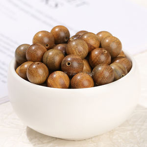 Perline in Legno di Sandalo LINK JD GEMS 6-12mm, Perline Sciolte in Legno Naturale Nero, Certificate CNAS per Creazione di Gioielli e Braccialetti - Product Image 2