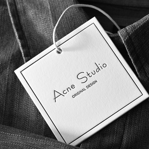 Tùy chỉnh kích thước logo in treo thẻ cho hàng may mặc Mũ giày màu đen Tùy Chỉnh Treo Nhãn <span class=keywords><strong>kraft</strong></span> quần áo in nhãn giấy - Product Image 2