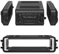 Boîtier de rangement personnalisable en plastique PE 3U pour mixeur audio, haut-parleur, amplificateur, équipement de scène, profondeur 390 mm, boîte de rangement 3RU