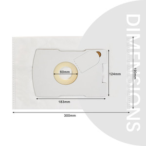 Sacs de collecte de poussière non tissés pour aspirateurs <span class=keywords><strong>Vorwerk</strong></span> VT260, VT265, VT270, VT300, à alimentation manuelle, pour usage domestique - Product Image 2