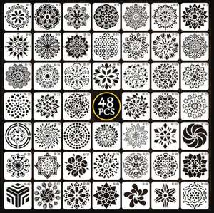 Plantillas Navideñas Reutilizables de Plástico para Manualidades, Dibujo, Pintura, Aerosol, Ventanas, Vidrio, Puertas, Madera, Diario - Product Image 4