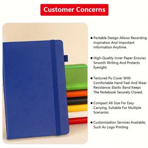 Wholesale Personalised logo A4 A5 A6 Note Book Custom Print PU Leather Hardcover Journal <b>Diary</b> <b>Notebook</b> - Product Image 6