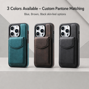 Étui en cuir PU de luxe au toucher soyeux pour iPhone 18 <span class=keywords><strong>Pro</strong></span> Max 17 16 15 14, coque avec béquille rotative à 360° et couvercle magnétique robuste - Product Image 5