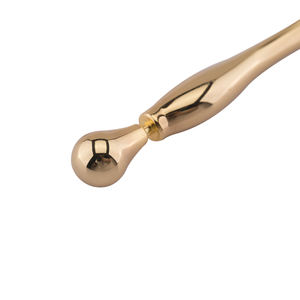 Espátula cosmética de maquillaje de belleza dorada con logotipo personalizado, masajeador de cuchara facial para el cuidado de los ojos relajante - Product Image 6