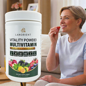 Poudre multivitaminée Vitality Plus Collagen Glowing pour éclaircir la peau et soutenir la beauté avec un mélange d'enzymes digestives 500g - Product Image 1
