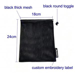Sac utilitaire en filet robuste à cordon de serrage, organisateur de matériel en filet avec bloque-cordon, vente chaude - Product Image 2