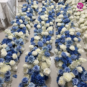 Rogan Wedding Flower artificiale Runner Wedding Wedding Wedding Flower Runner finti Flower Runner per la decorazione di eventi - Product Image 6